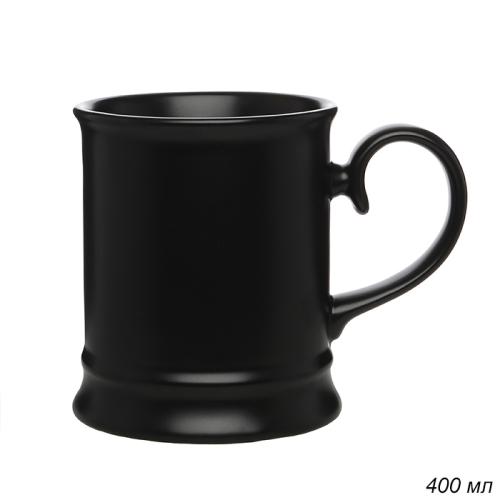 Кружка 400 мл Классика Черная / B710 /уп 30/*