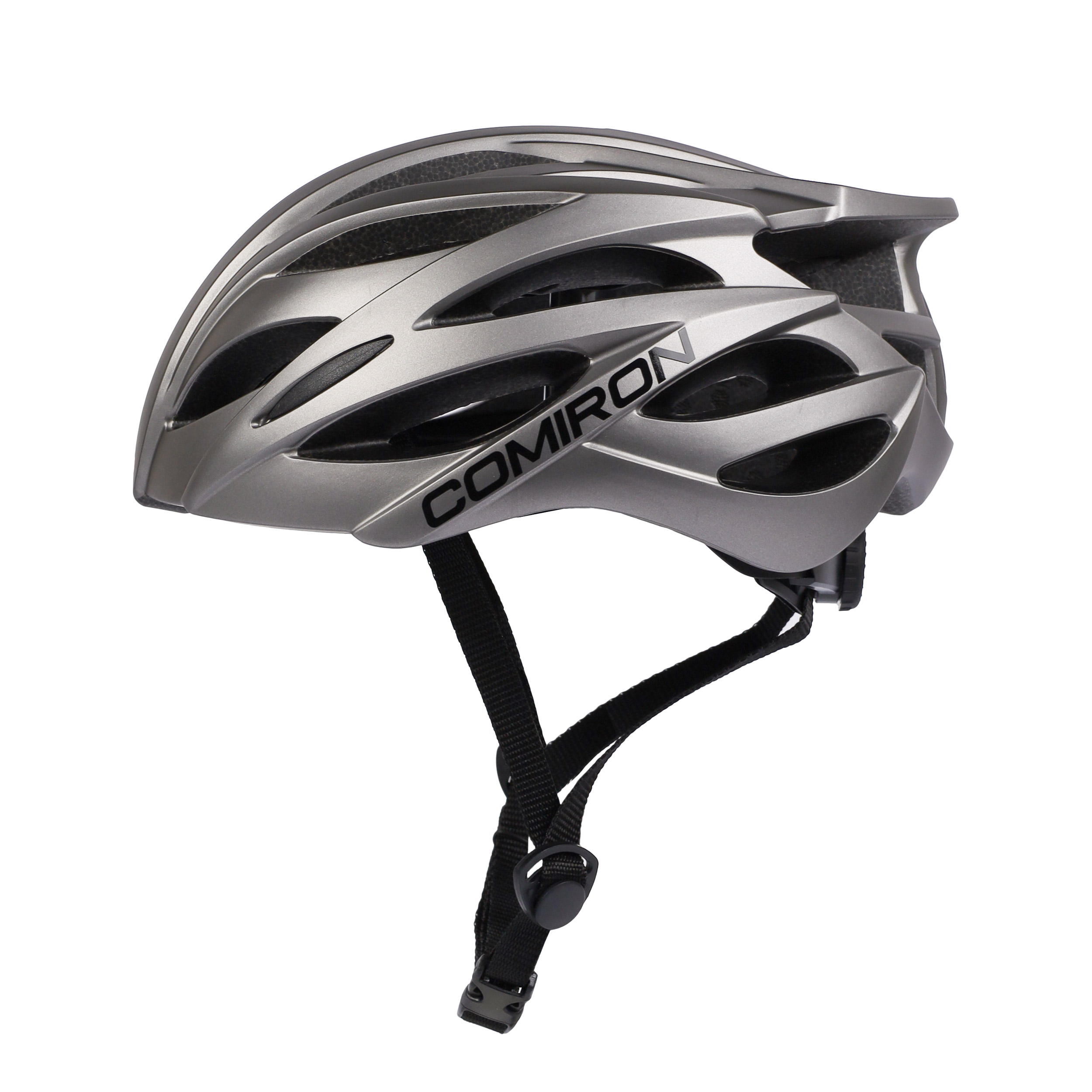Шлем велосипедный COMIRON Air. Цвет: Grey. Размер: L (58-61см)  / MX-19T / уп 12