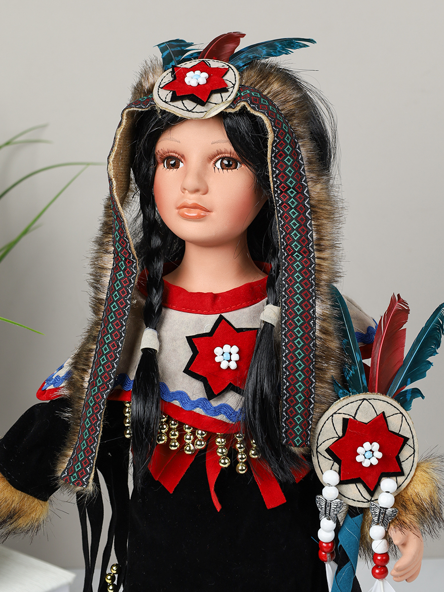 Сувенир коллекционный Индейцы 40 см / ZD1800 /уп 24/