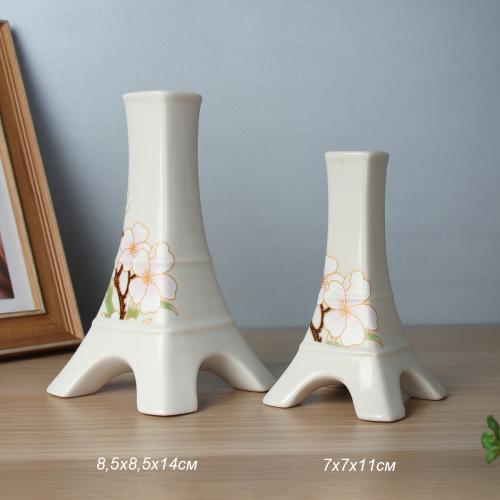 Ваза 2 штуки набор Эйфелевая башня / FLM 241/242 /уп 12/