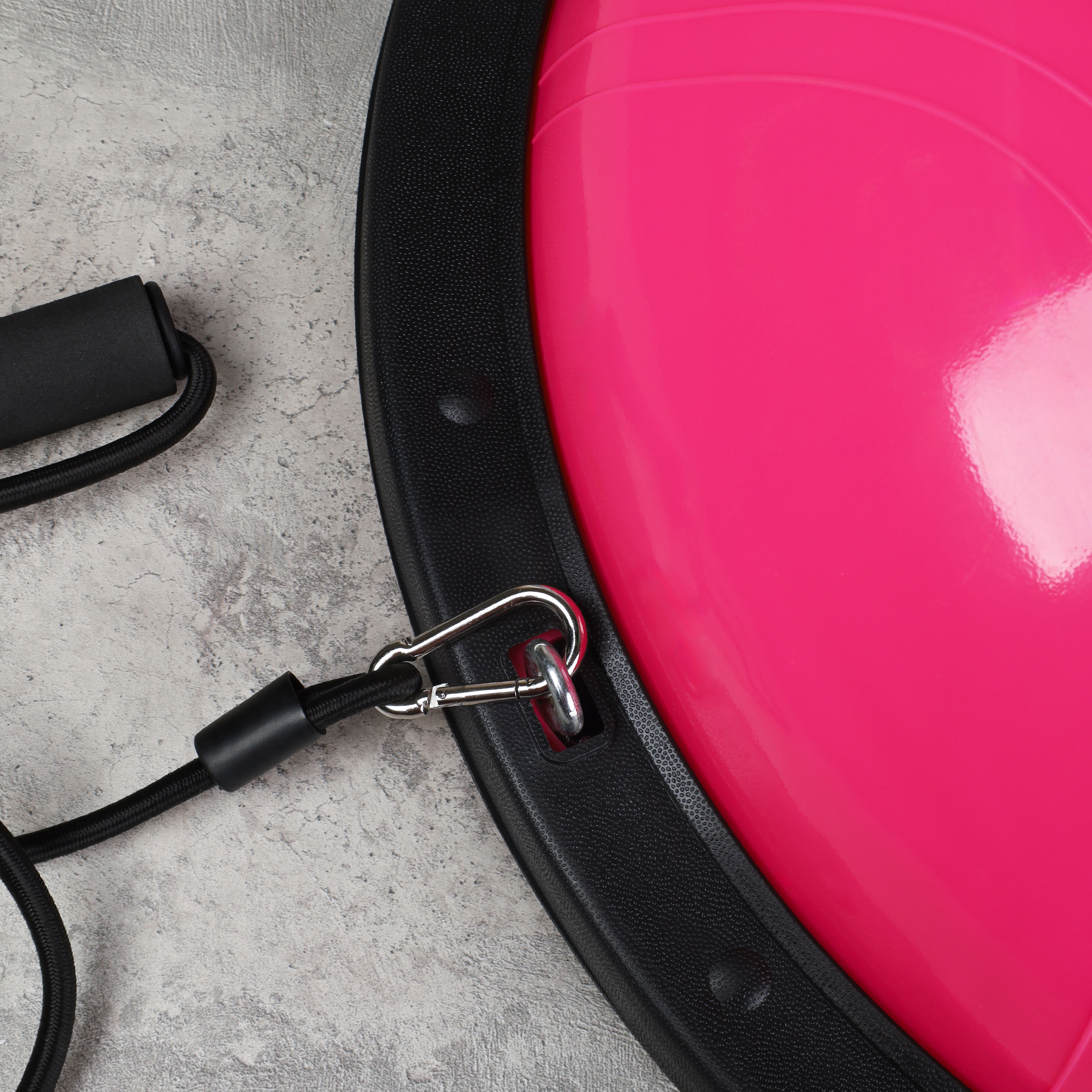 Полусфера балансировочная BOSU 58см Woohooo Knobs эспандер, насос/ розовый/ B58Kn-P/ уп5