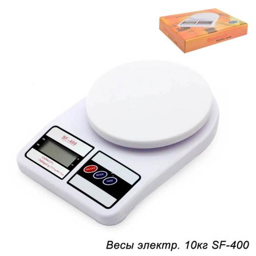 *Весы кухонные электронные 10 кг / SF-400 *** без батареек БРАК
