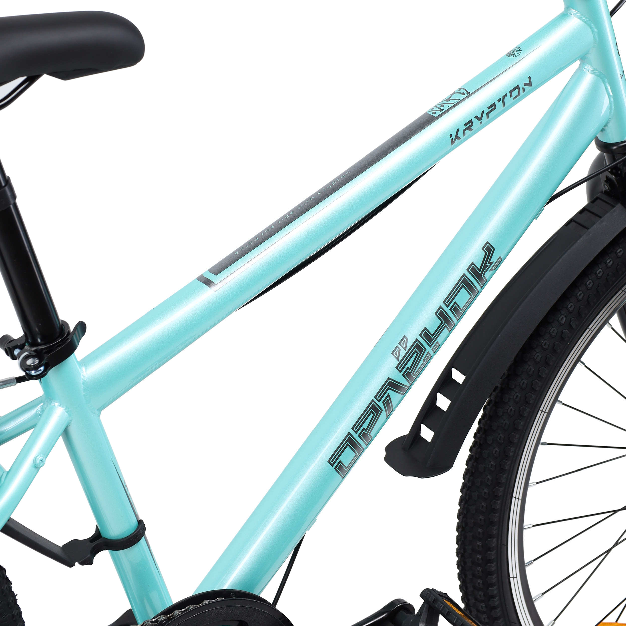 Велосипед 24" рама 13" 7sp KRYPTON ОРЛЁНОК ригид бирюзовый