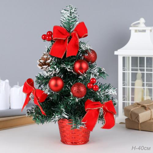 Елка искусственная настольная 40 см / 24H024 /уп 50/