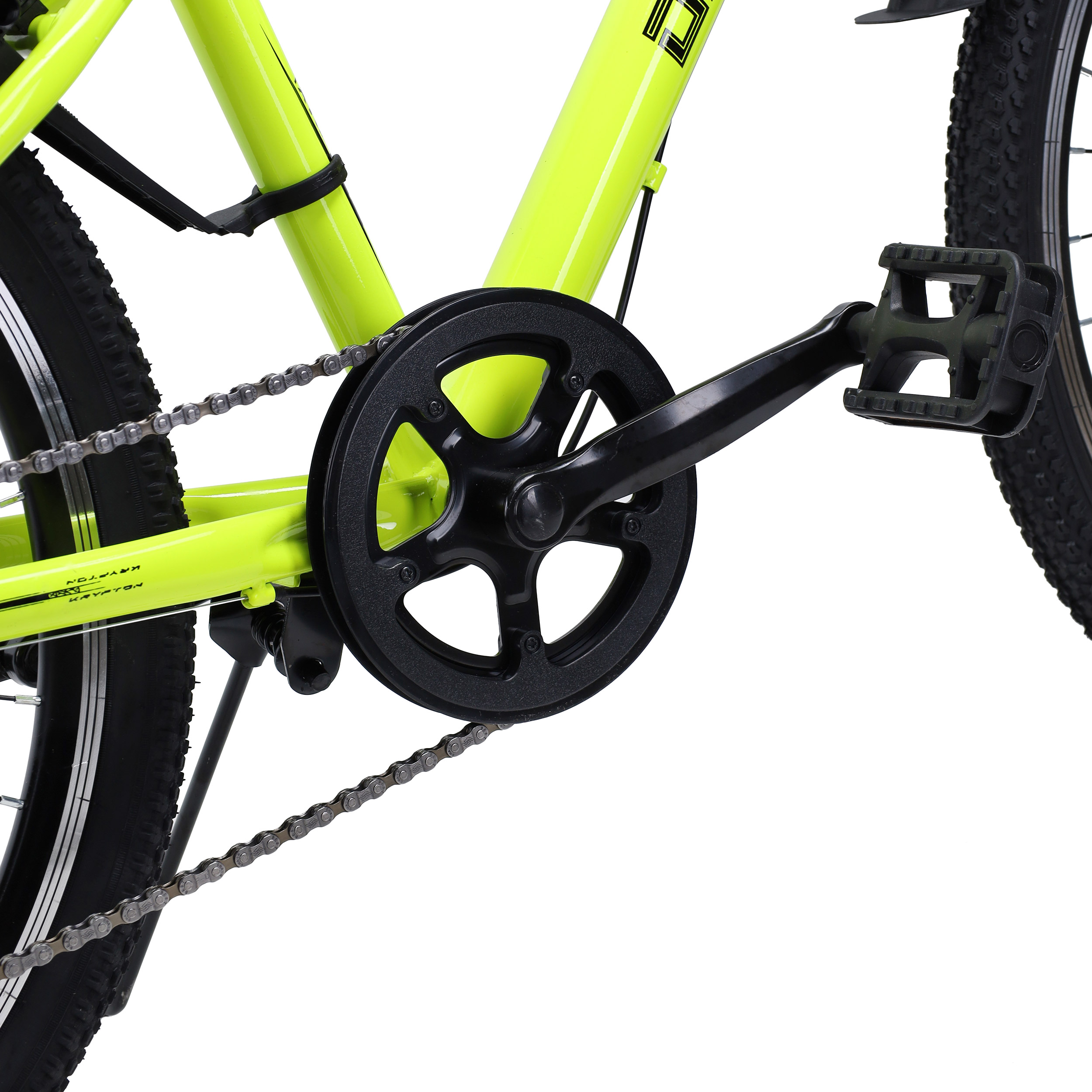 Велосипед 24" рама 13" 7sp KRYPTON ОРЛЁНОК ригид зелёный