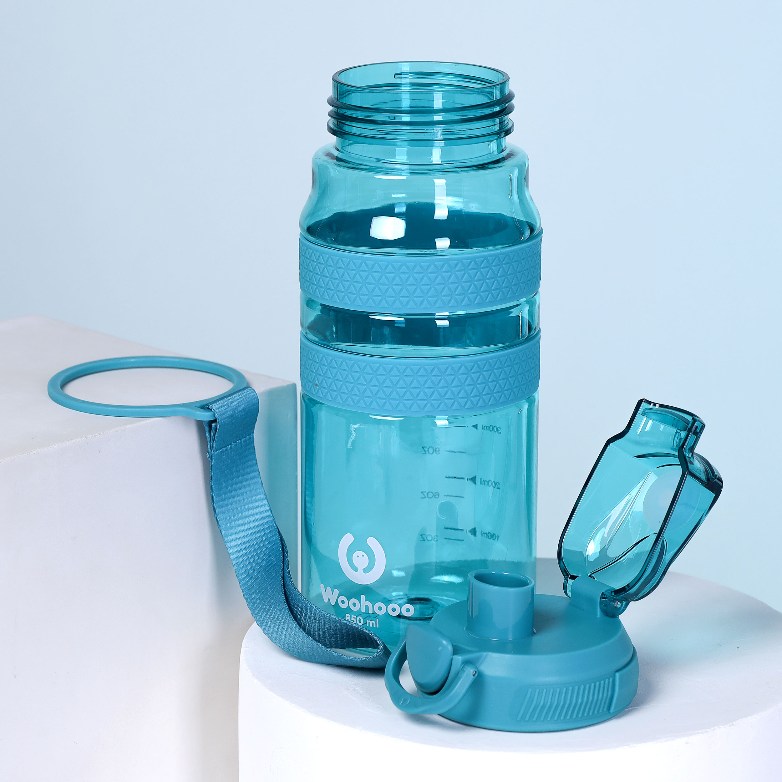 Бутылка для воды Вуухууу-Woohooo 850 ml / Пищевой PP / Голубой / уп 60 / АКЦИЯ