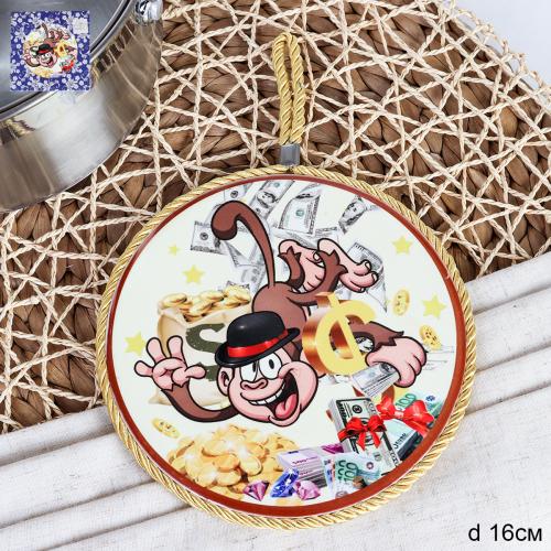 Подставка под горячее 16х16 см Богатства в дом / YX300 /уп 36/ Акция 