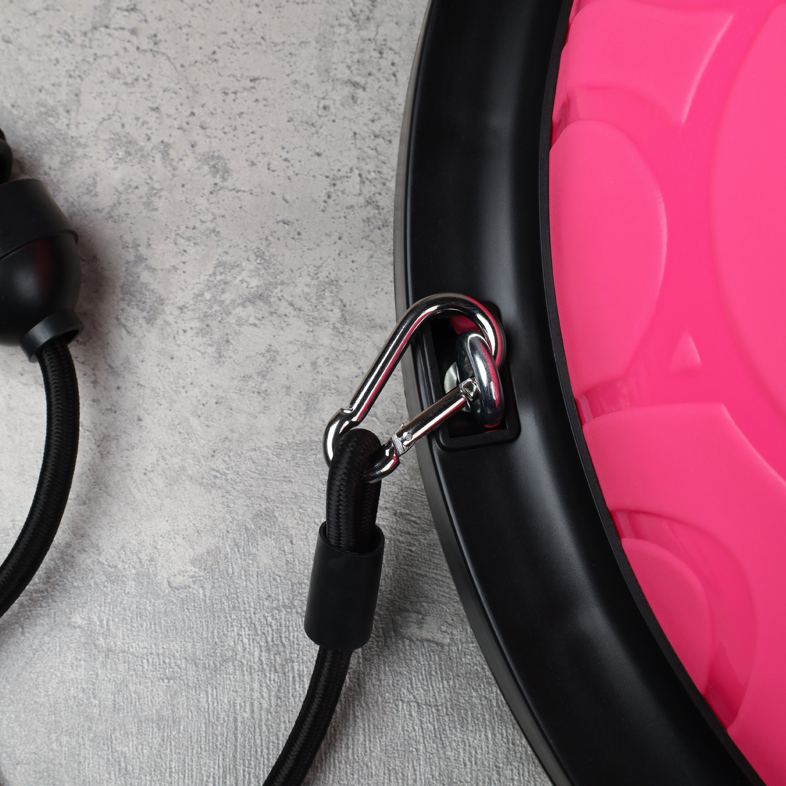 Полусфера балансировочная BOSU 46см Woohooo Curls эспандер, насос/ розовый/ B46Cu-P/ уп5