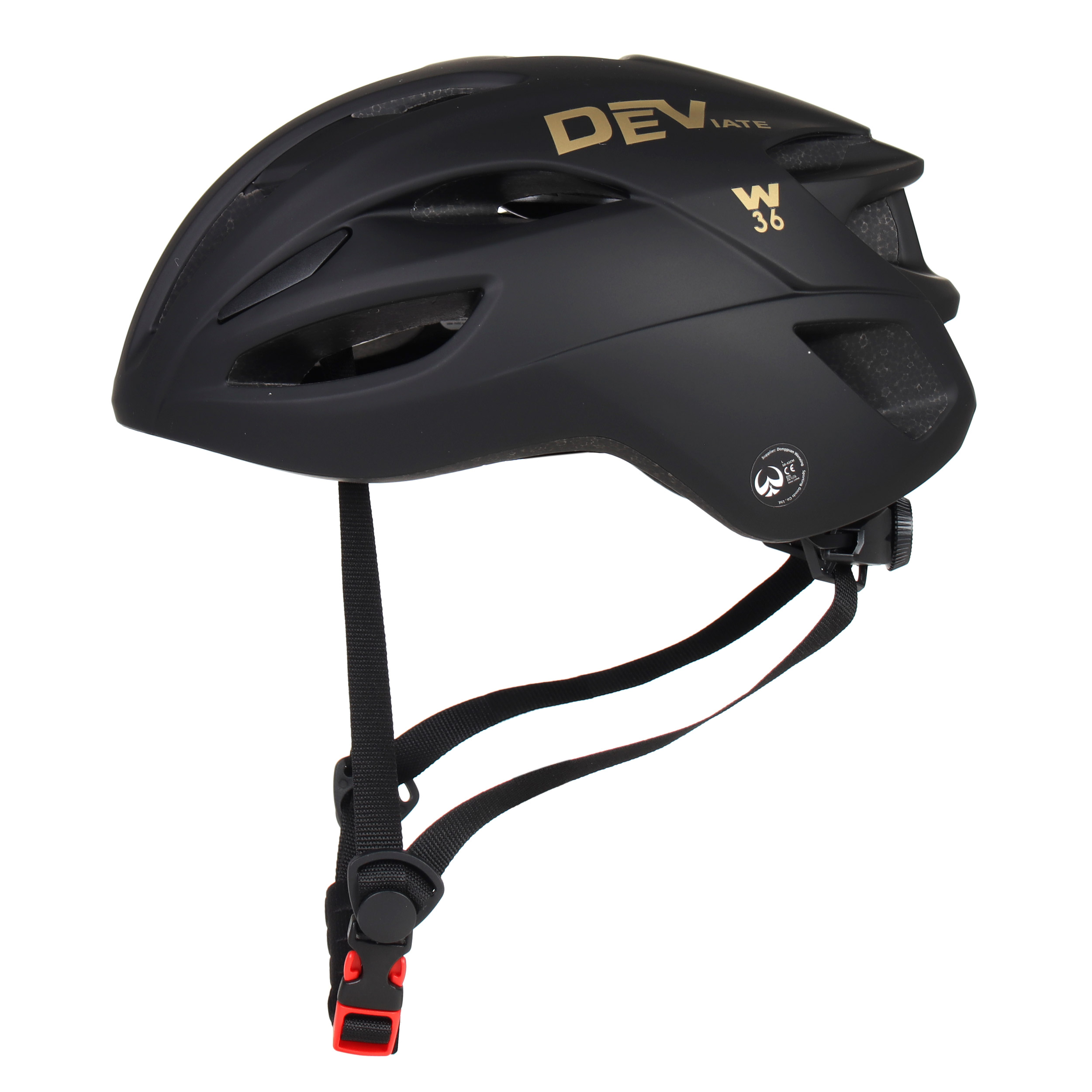 Шлем велосипедный, Цвет черный матовый. Размер: М.  / W36BM-M / уп 25