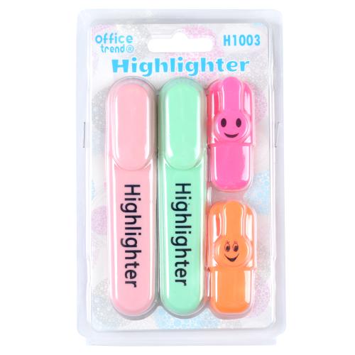 Текстовыделитель набор 4 штуки / H1003 /уп 48/288/