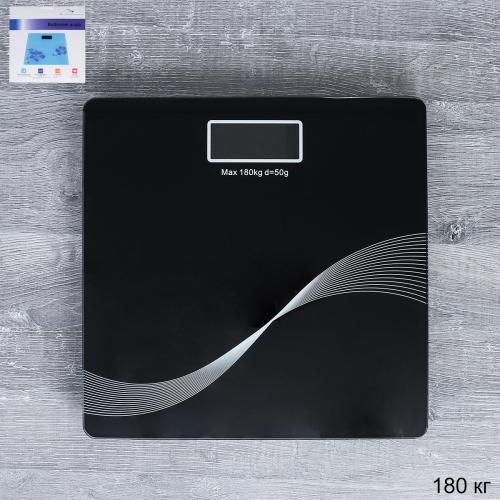 Весы напольные электронные 180 кг Волна / R-214 /уп 10/без батареек