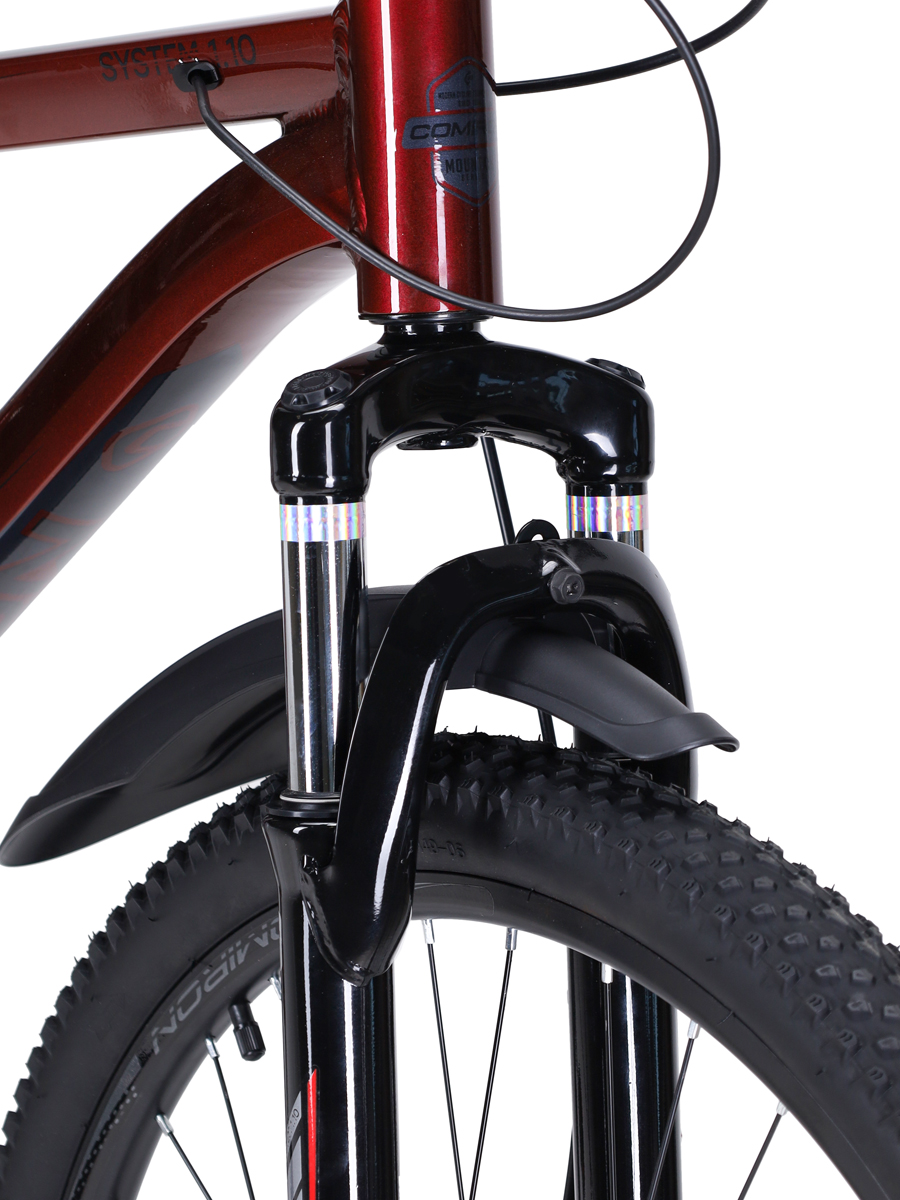 Велосипед 27,5" рама 19" 1x10sp COMIRON SYSTEM красный
