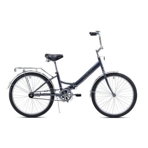 Велосипед 24" рама 14" 1sp KRYPTON ТОБОЛ складной серый