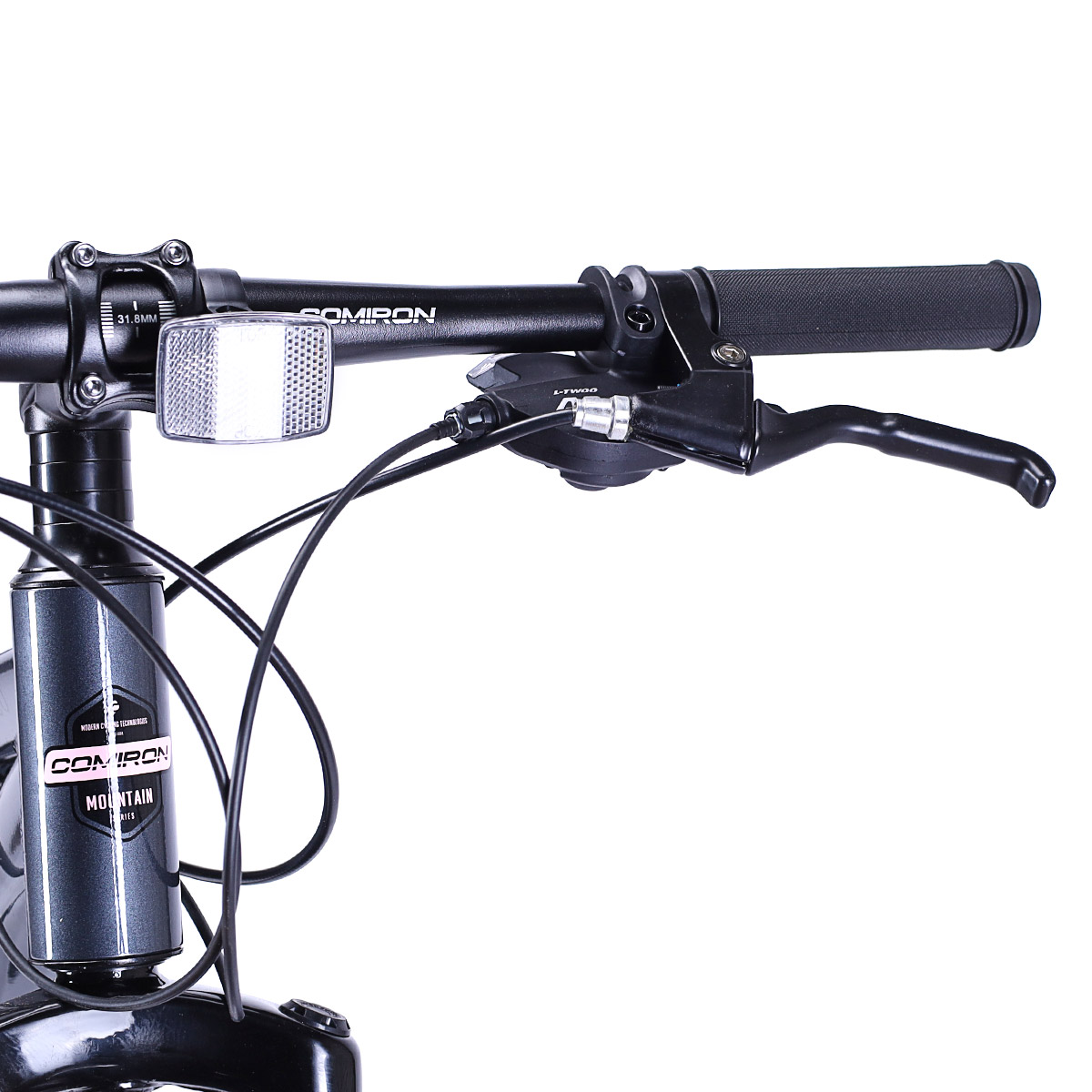 Велосипед 26" рама 17" 21sp COMIRON FLAME розовый дымный