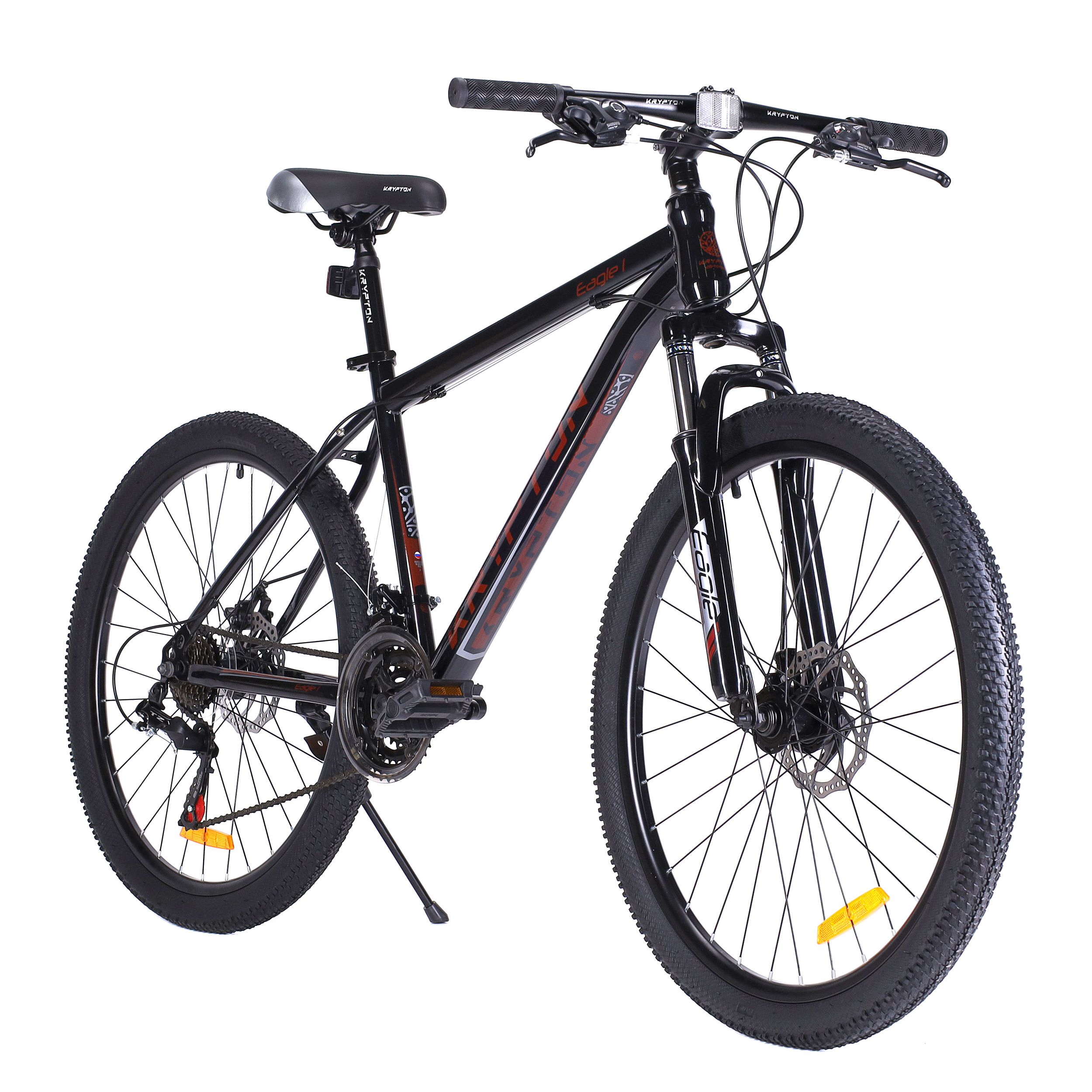 Велосипед 26" рама 17" 21sp KRYPTON EAGLE I чёрный dark fire red