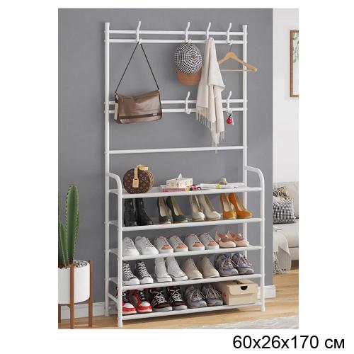 Вешалка Стеллаж 60х26х170 см 5 полок / JUG-2 /уп 12/ АКЦИЯ