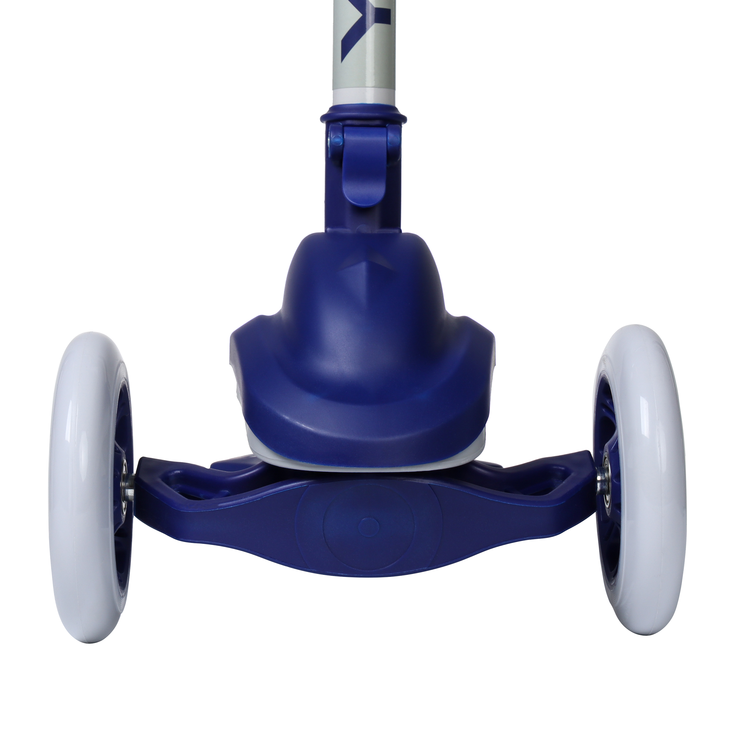 Самокат трехколесный для детей от 2-х лет Yeenot R188-8, нагрузка до 50кг, складная ручка, светящиеся колёса, PU 120мм, цвет синий БК/уп10