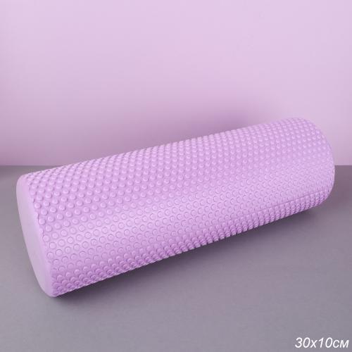 Ролик массажный спортивный 30x10/ фиолетовый /уп50