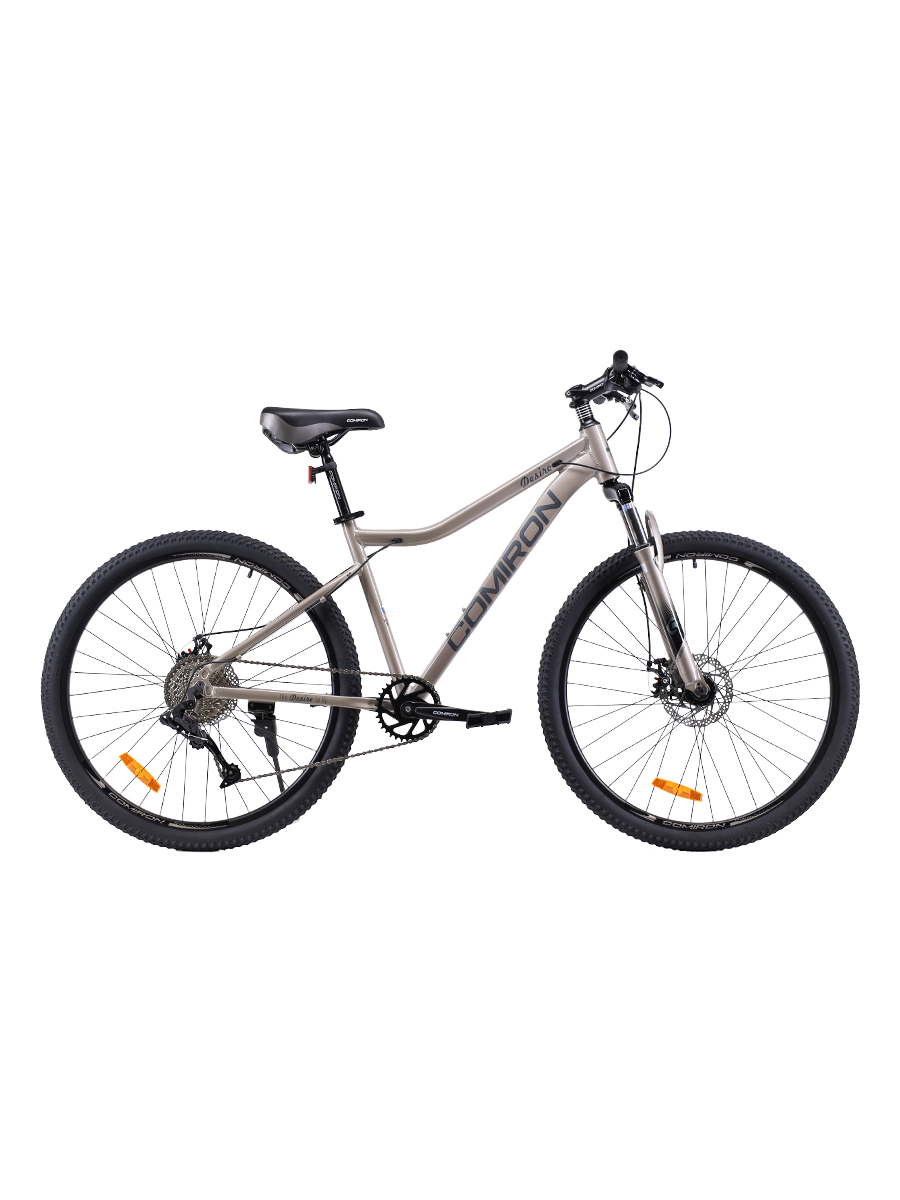 Велосипед 27,5" рама 17" 1x10sp COMIRON DESIRE серый тёплый