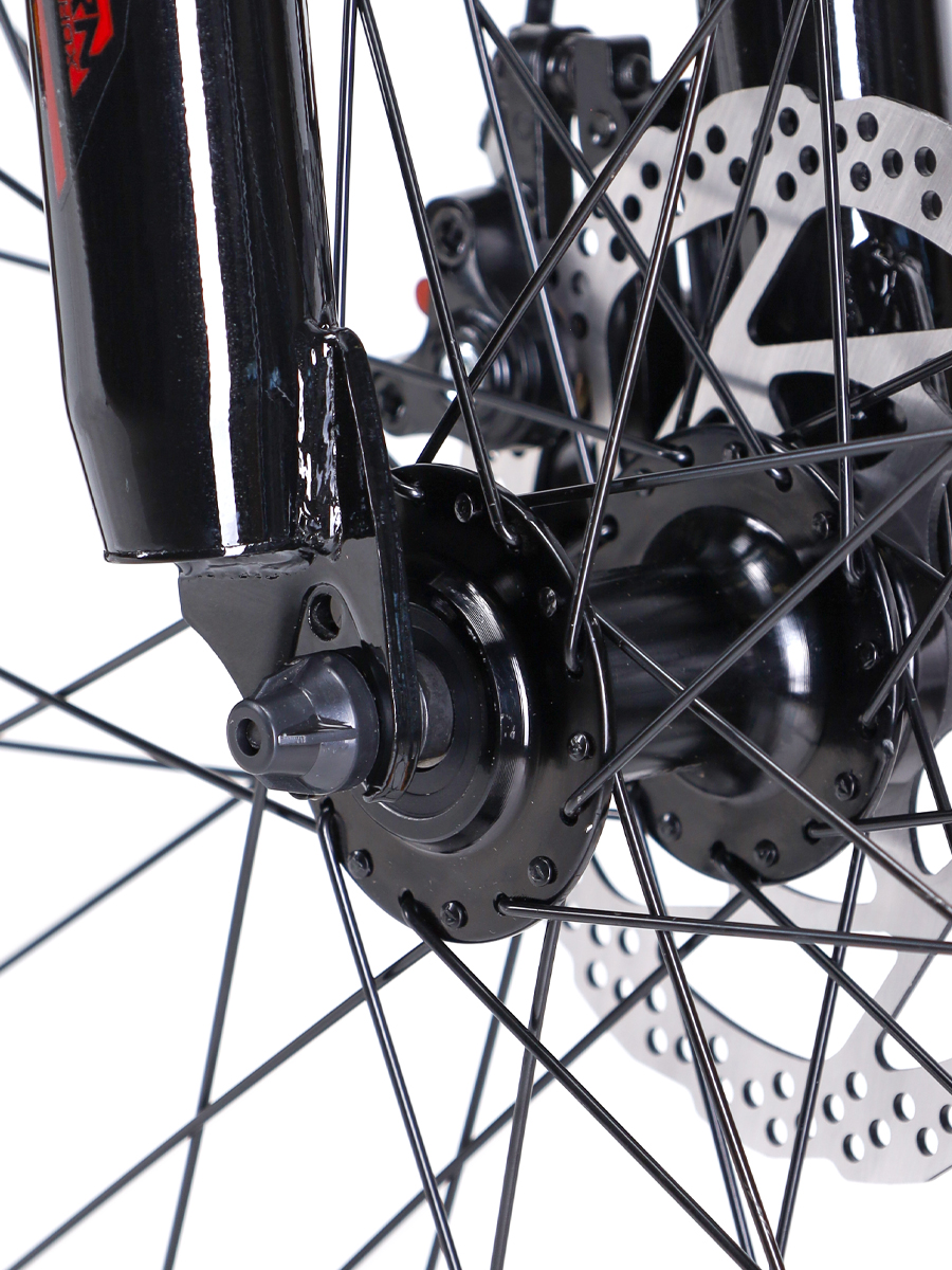 Велосипед 27,5" рама 19" 1x10sp COMIRON SYSTEM чёрный красный