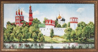 Картина гобелен 40x80 Собор на реке E260/ 10039-2 /