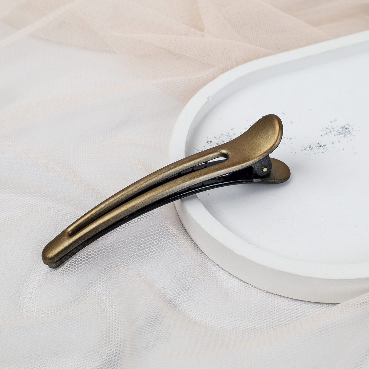 Зажим для волос перламутровый микс / N3012-7 /уп 1/ 723807