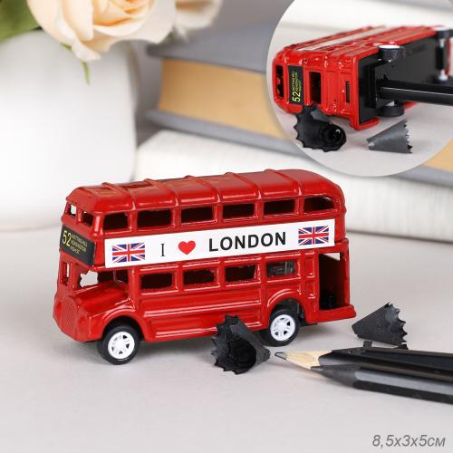 Сувенир Автобус 8,5 см / YR-113 /уп 200/точилка БЕЗ ЭДО