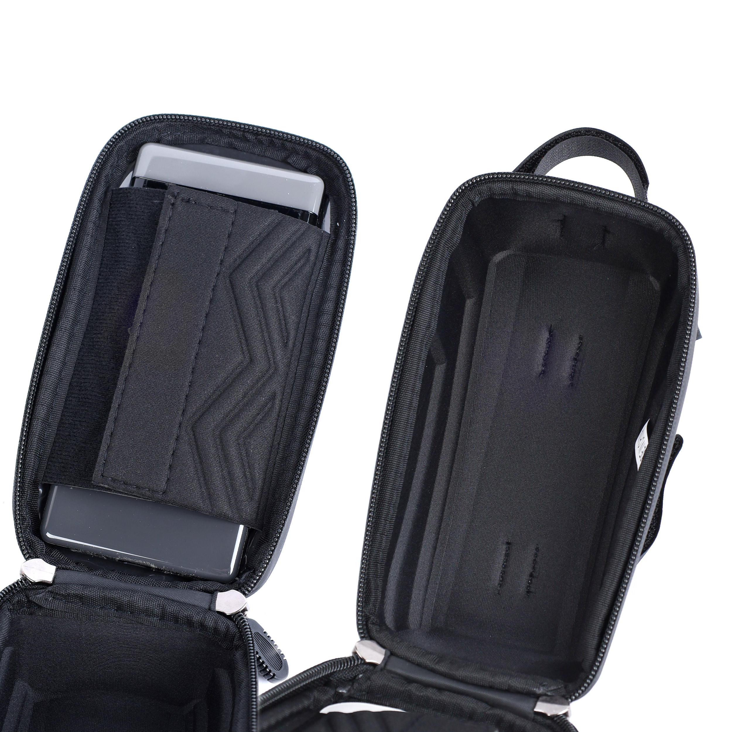 Сумка велосипедная на раму COMIRON, с отделением для смартфона, основной отсек на молнии, 20х10х7.5см /уп 50/