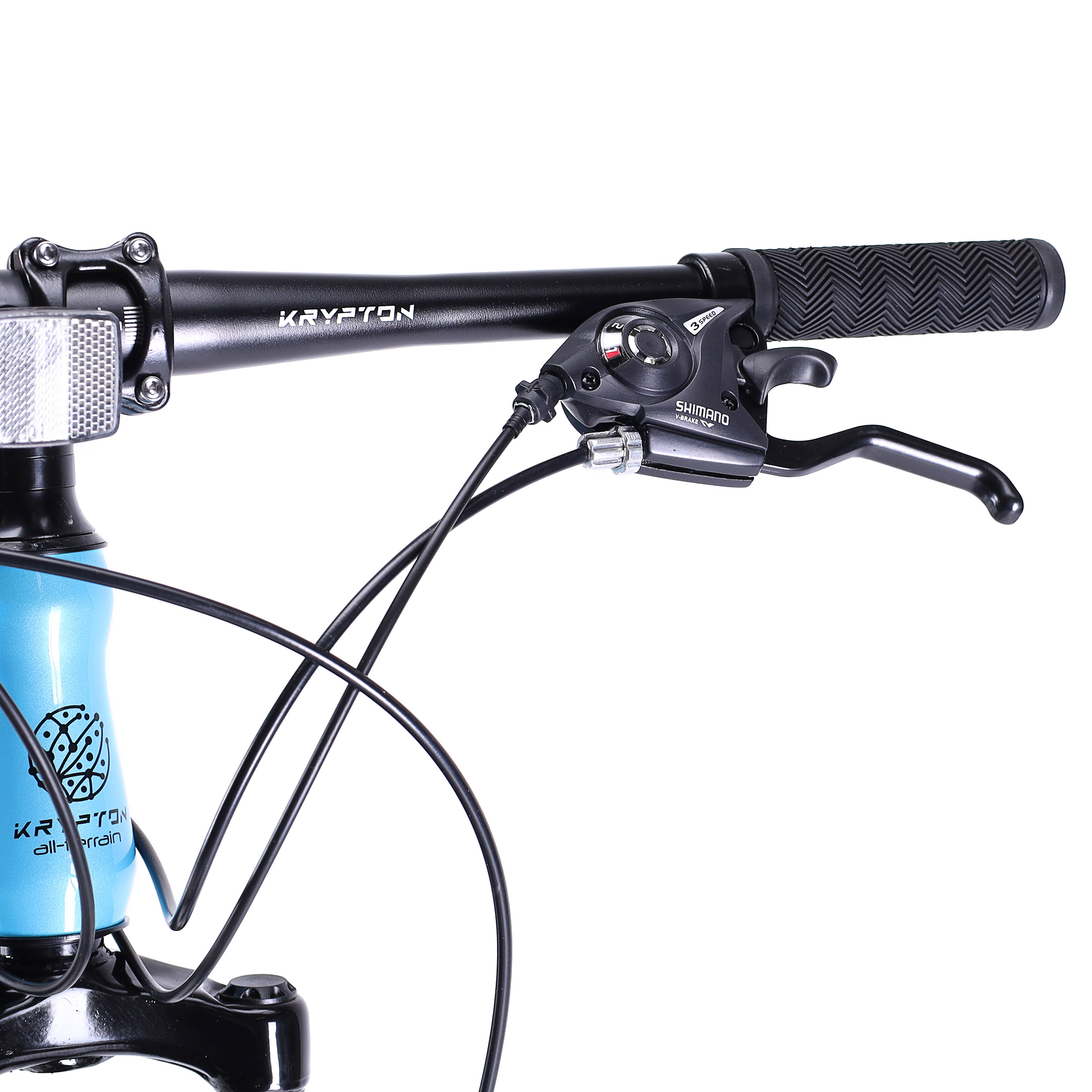 Велосипед 27.5" рама 19" 21sp KRYPTON EAGLE II сине-чёрный river blue