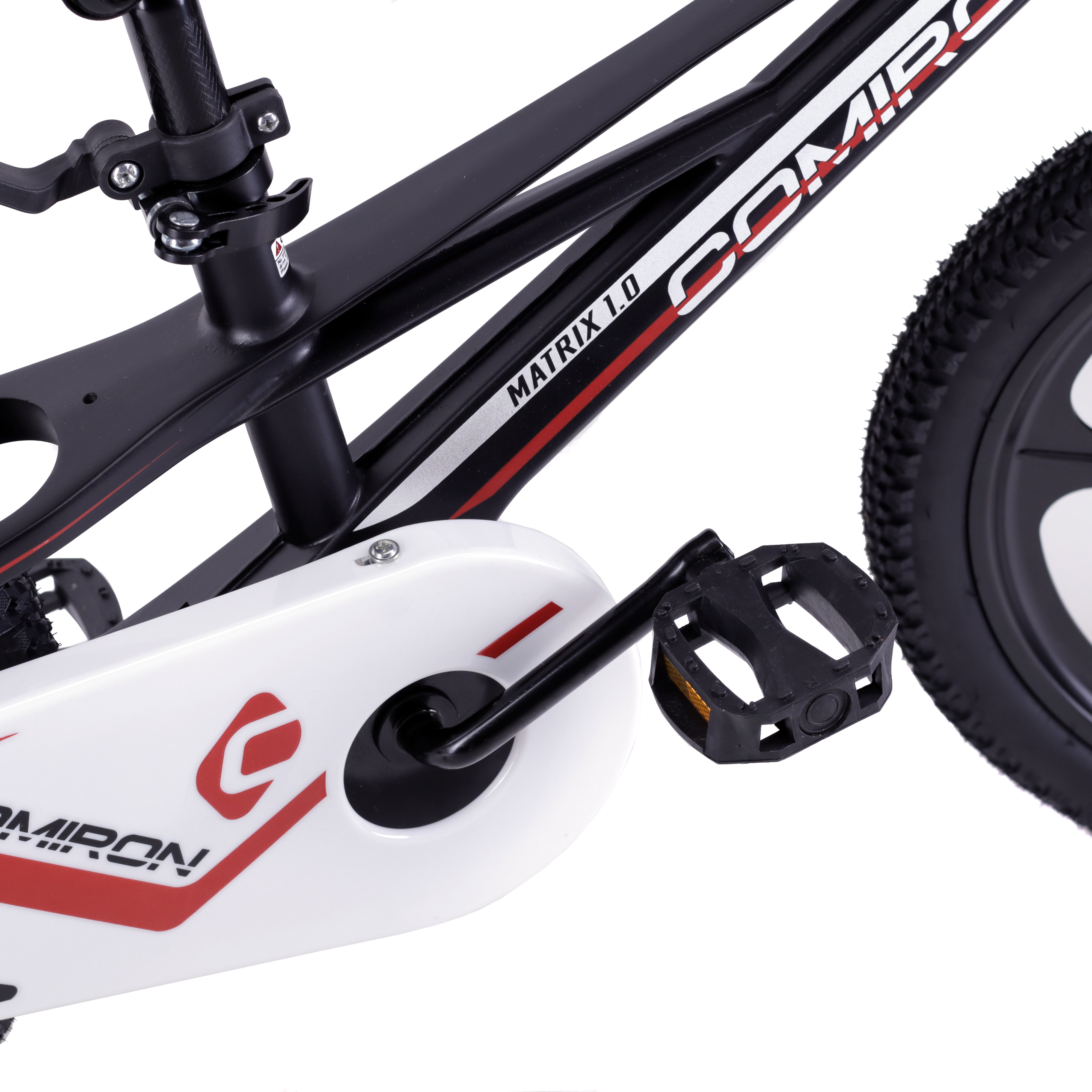 Велосипед 18" M18BR COMIRON MATRIX чёрный красный