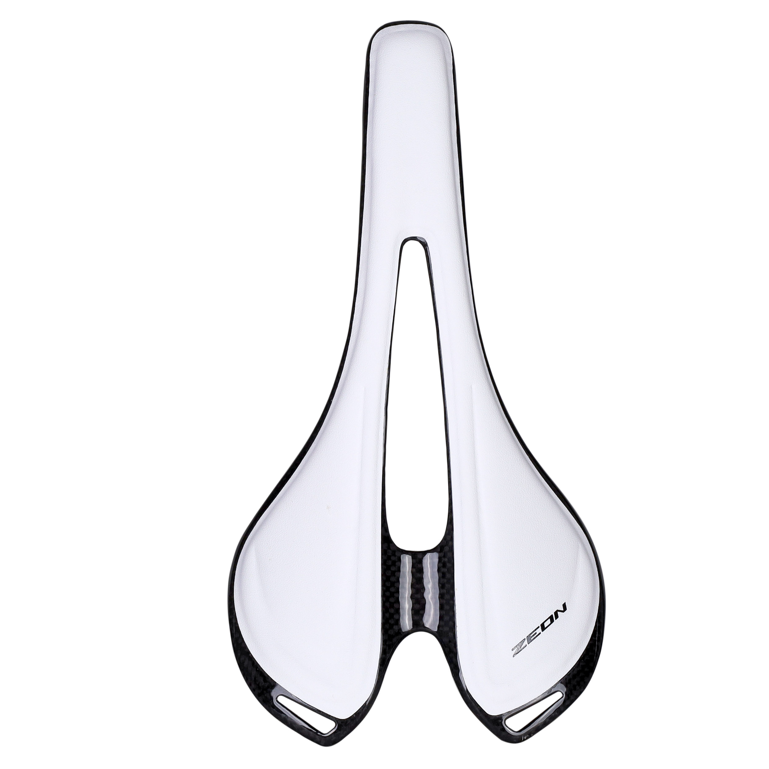 Седло велосипедное MTB карбоновое ZEON IREMEL TX-05W 275X143мм вес 120+/- 5 гр. белое /уп 20/