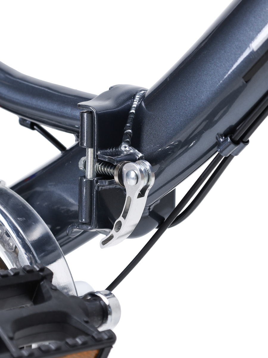 Велосипед 24" рама 14" 7sp KRYPTON ТОБОЛ складной серый