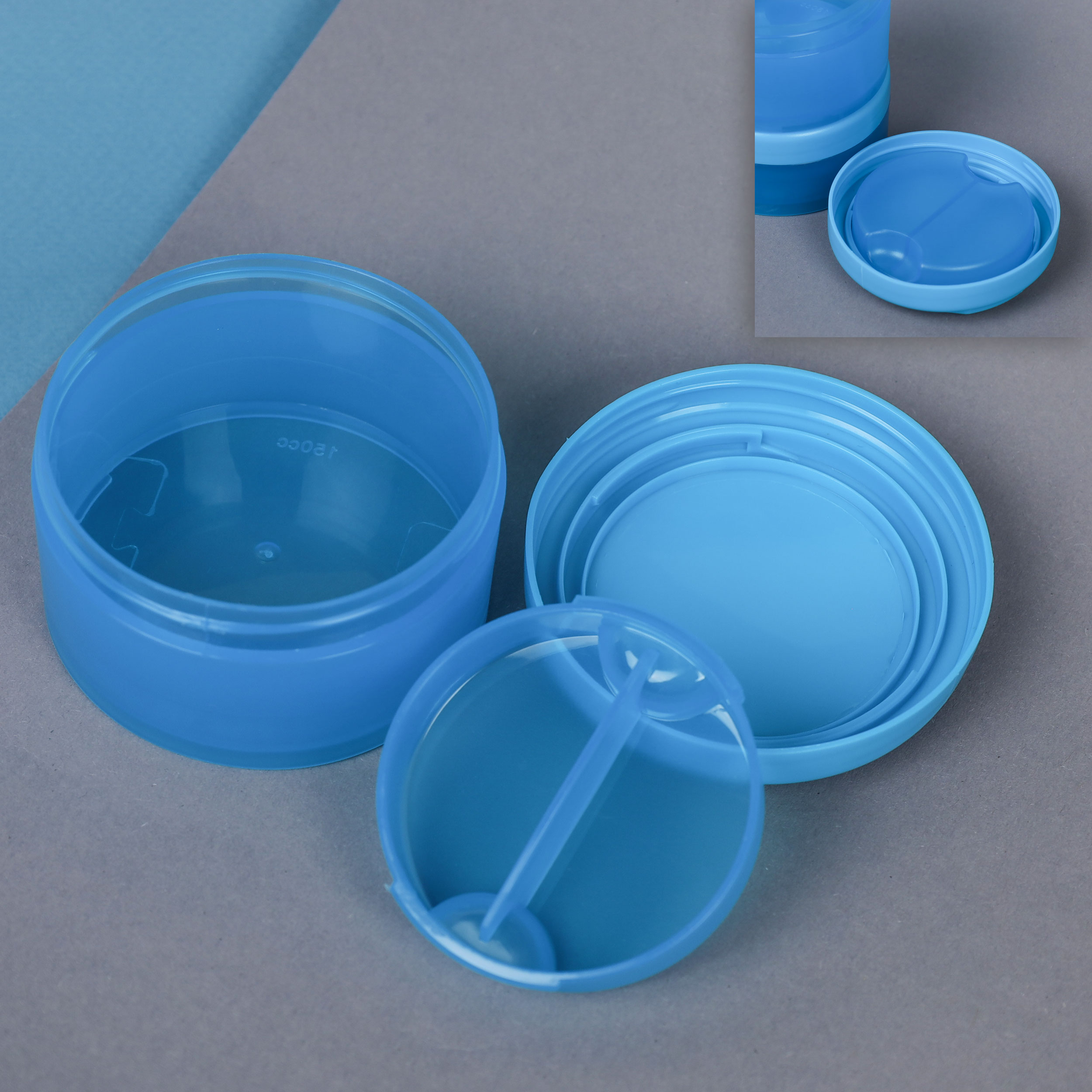 Бутылка/Шейкер MET-Rx SHS-450 синяя, для спортивного питания 450ML/уп50