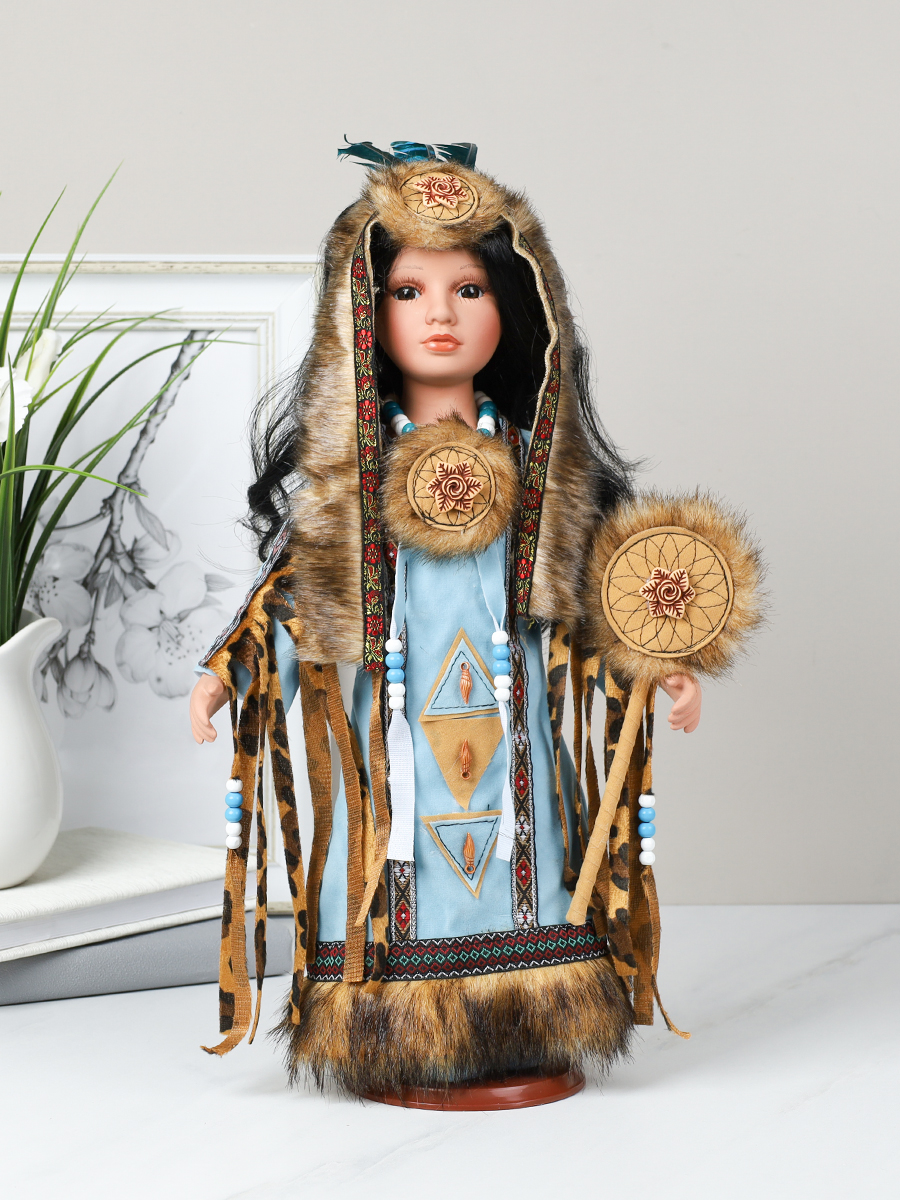 Сувенир коллекционный Индейцы 40 см / ZD1800 /уп 24/