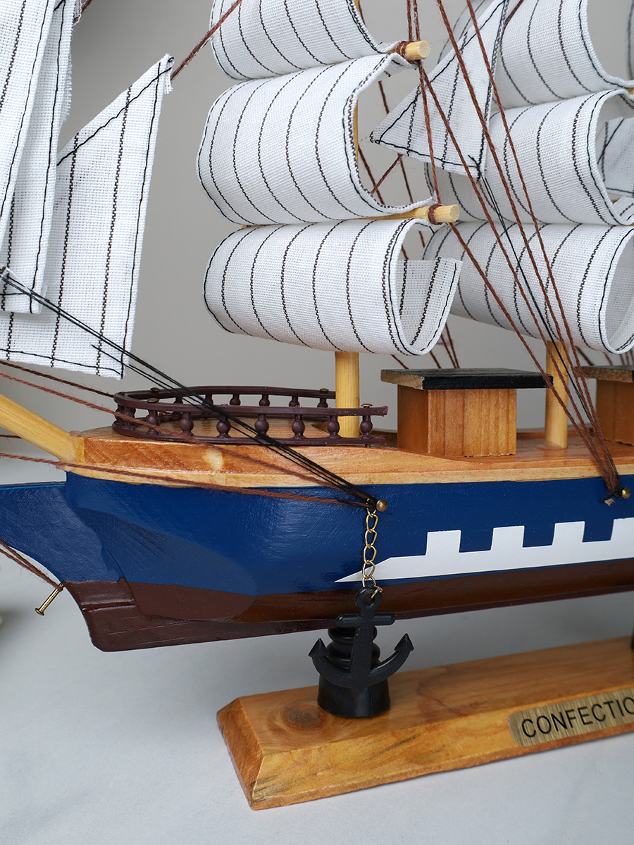 Макет парусного корабля 36х38см / 9840 /уп 12/