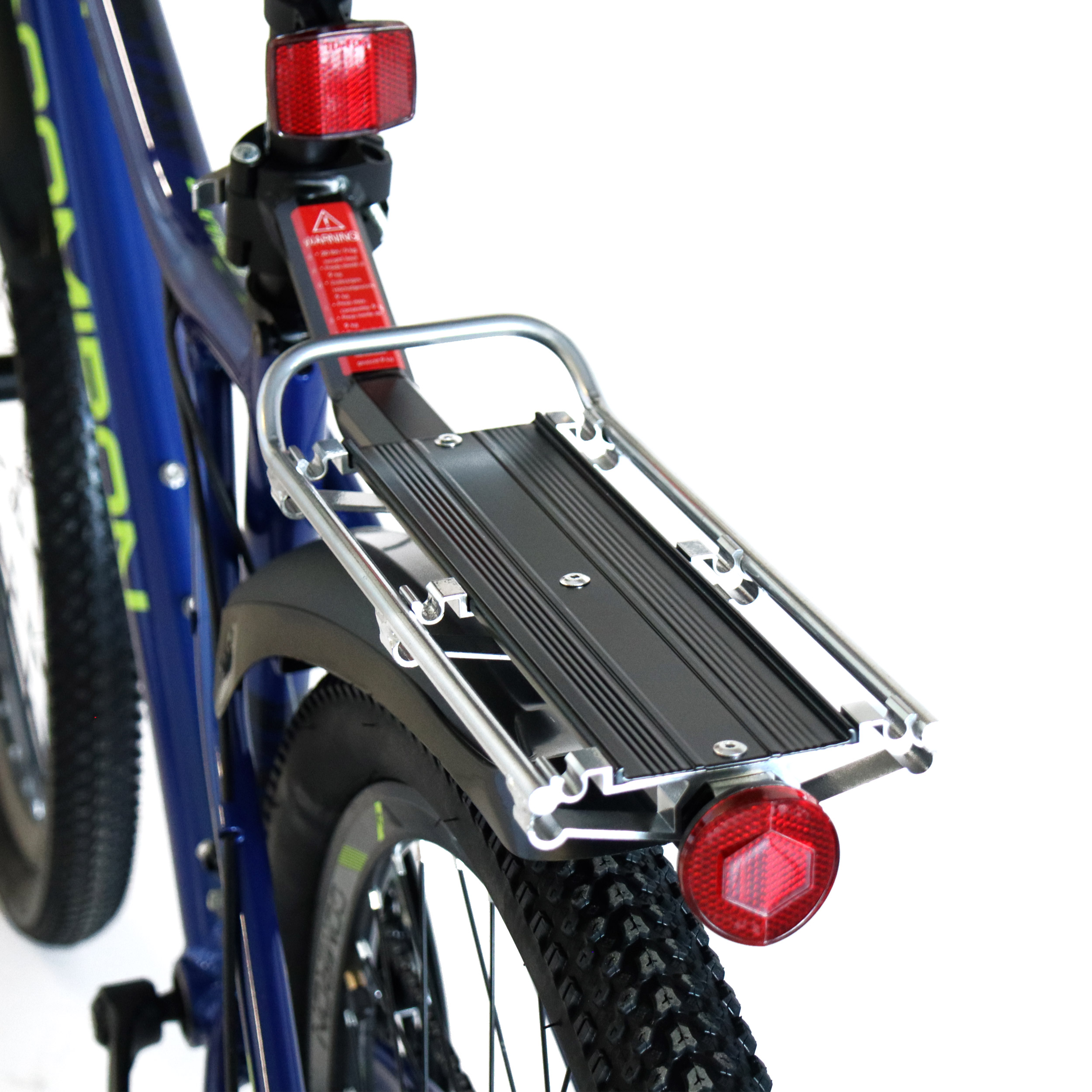 Багажник алюминиевый велосипедный 54х14 см укрепленный /уп 25/