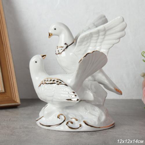Фигурка Голуби 14 см / B2086 /уп 24/