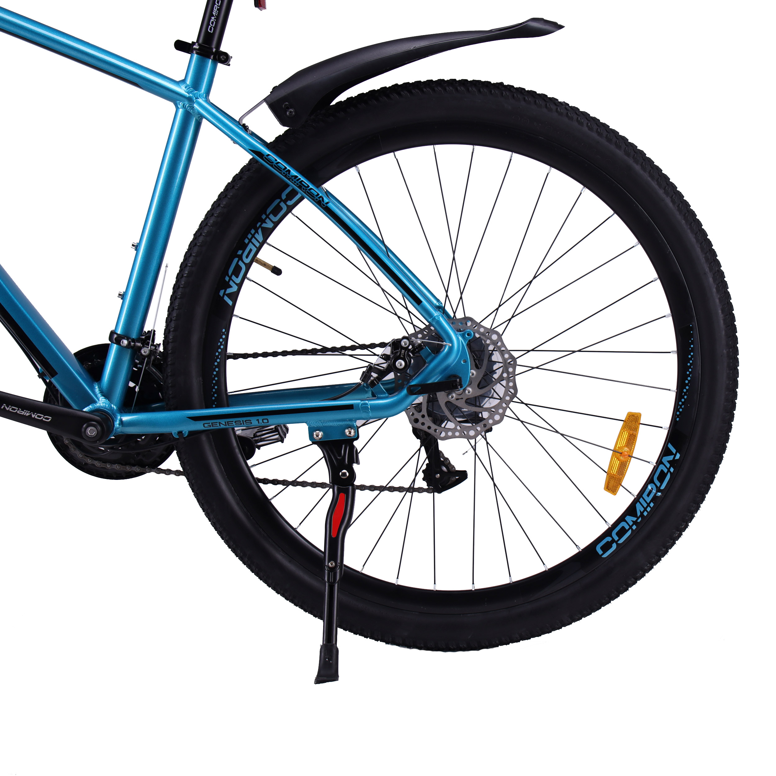 Велосипед 29" рама 19" 24sp CG990 BC COMIRON GENESIS голубой кристальный чёрный жемчужный металлик