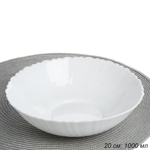 Салатник 1100 мл 200 мм Классика белый / TW-80XN (WHITE) /уп 32/84120