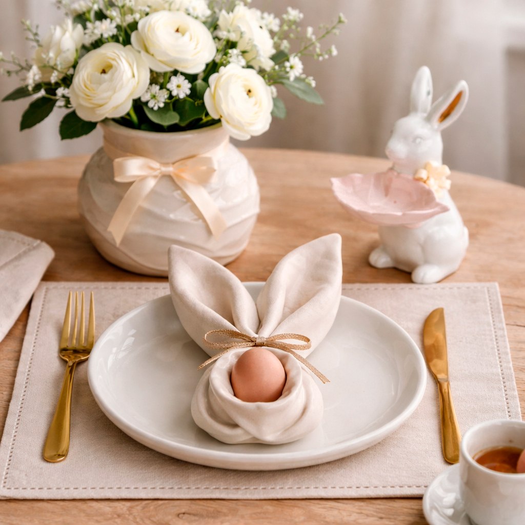 Сервировка стола на Пасху