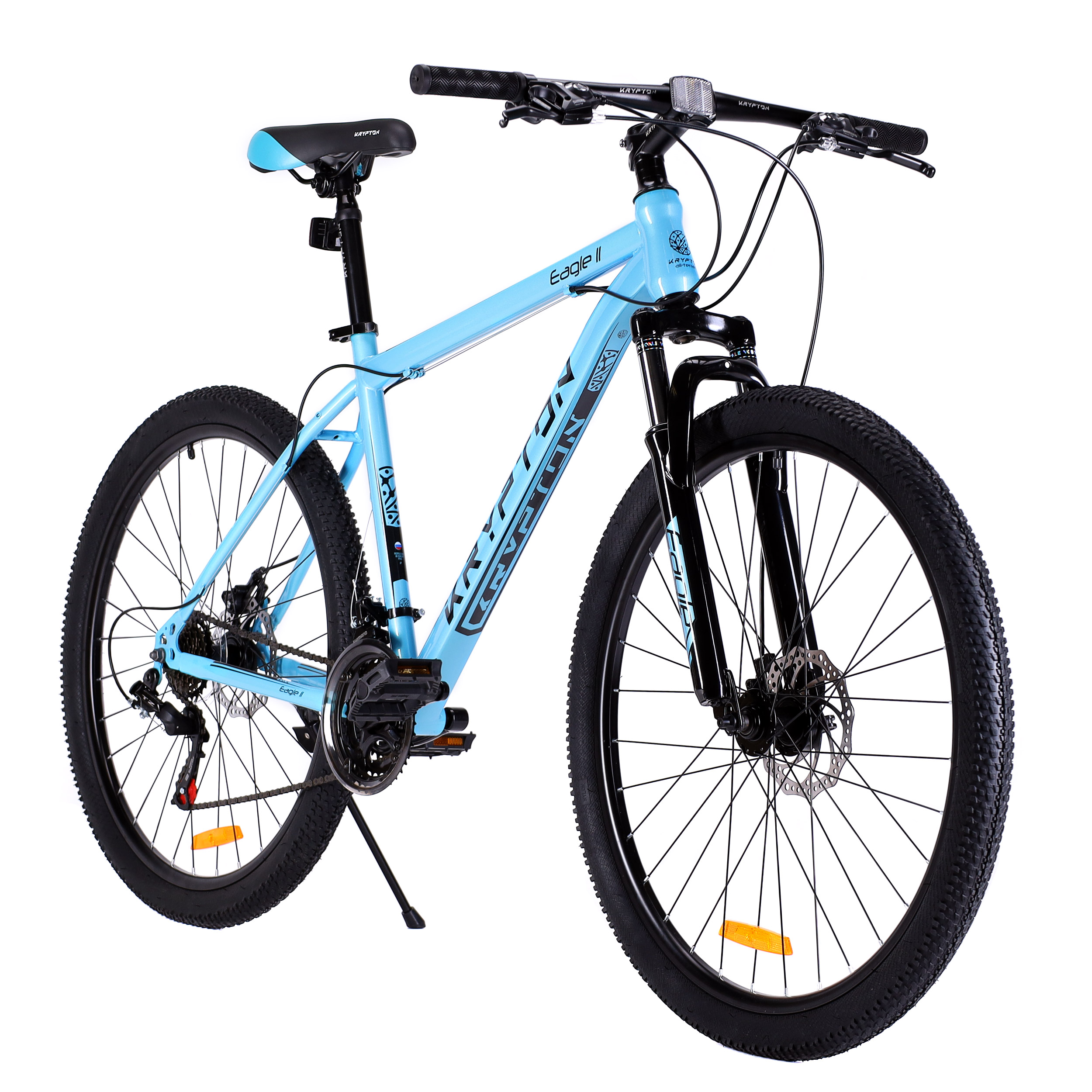 Велосипед 27.5" рама 19" 21sp KRYPTON EAGLE II сине-чёрный river blue
