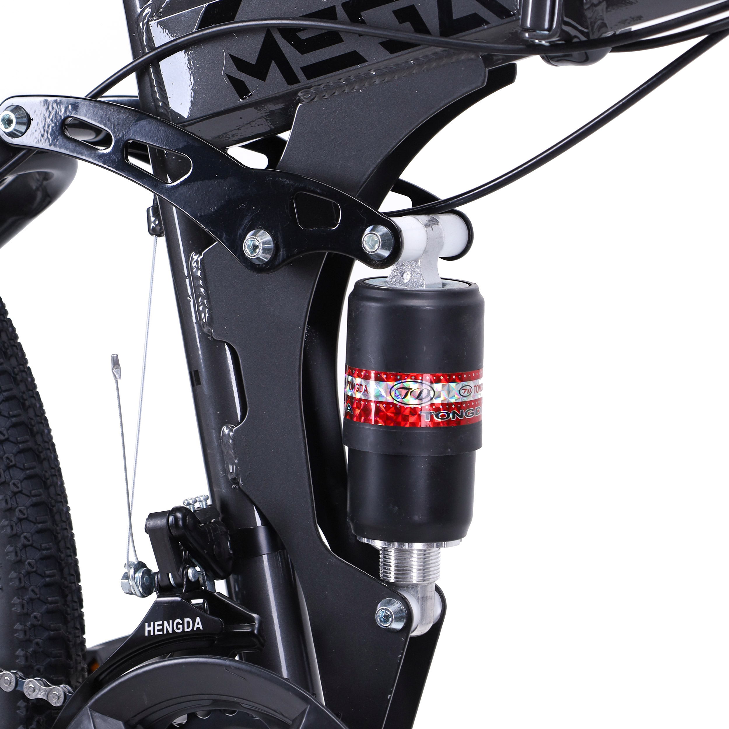 Велосипед 26" рама 17" 21sp  MEGAWHEELS DH серый