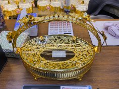 Ваза для фруктов Элит 25 см овал / VR-616/уп 24