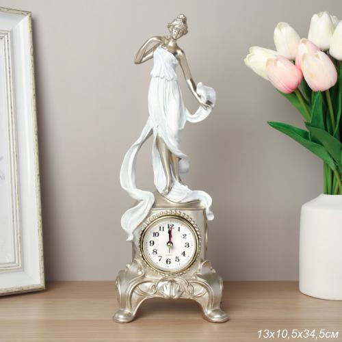Часы статуэтка Дама 35 см / 288-3 /уп 12/