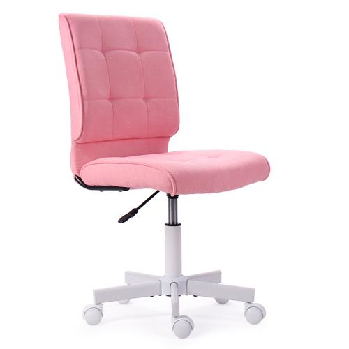 Детское кресло MC-330 PL White РОЗОВЫЙ №24 Велюр