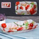 Блюдо для слоеных салатов 19 см / S440607 Q005 GREY Орхидея /уп 6/72/ цветная коробка / 712800