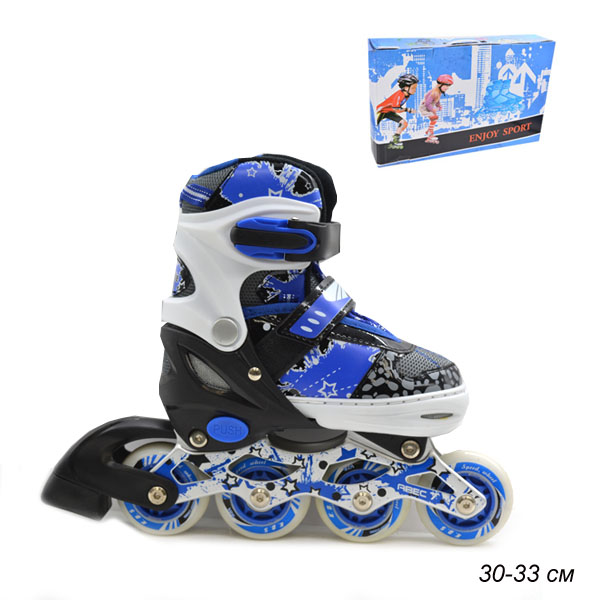 Роликовые коньки / KDS-K10(s) /уп 6/ #3 розовые, размер 30-33 светятся колеса