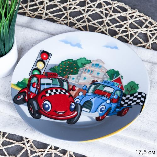 Тарелка 180 мм / C880# /уп 72/ Машинки