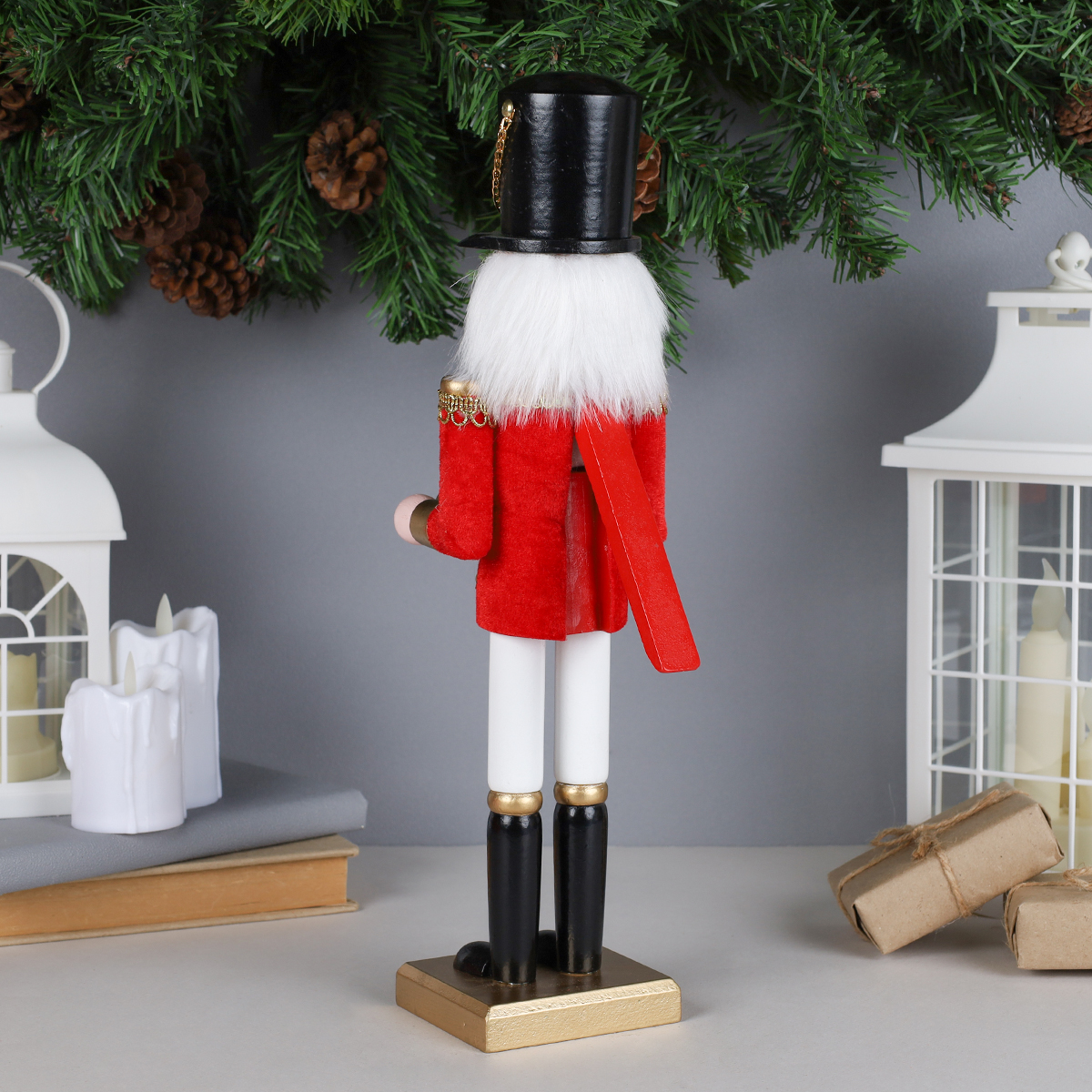 Новогоднее украшение Щелкунчик 38 см / TU-474 /уп 12/без выбора формы