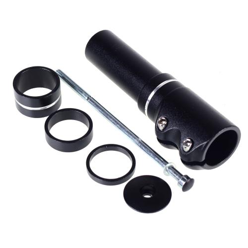 Комплект для наращивания штока велосипедной вилки. Цвет-черный /уп 100/